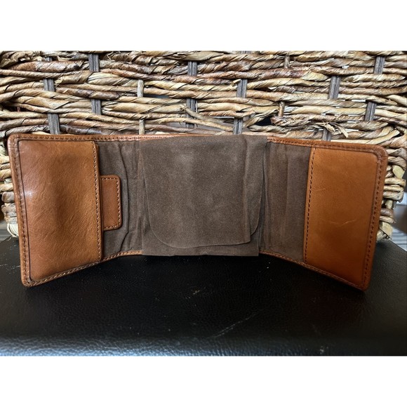 Tommy Bahama Wallet Mens Leather Tri Fold Key Strap Holder and Mirror - Unique - Picture 2 of 7